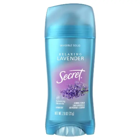 Secret Invisible Solid Antiperspirant & Deodorant - Lavender Scent 2.6oz image {9}