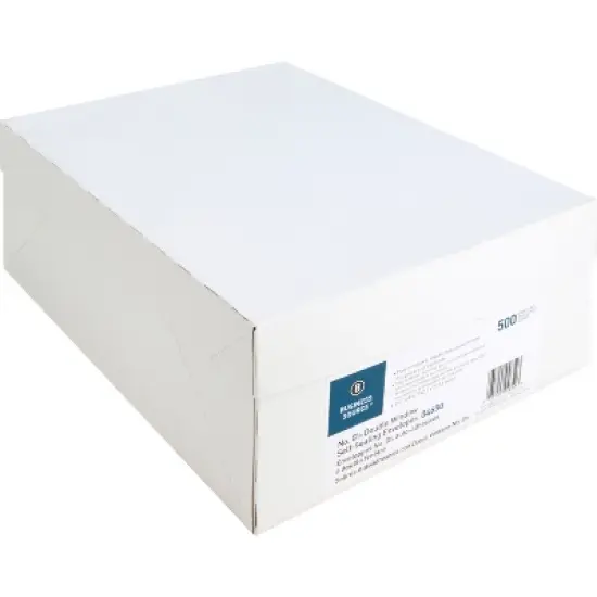 Business Source Double Window Check Envelopes image {1}