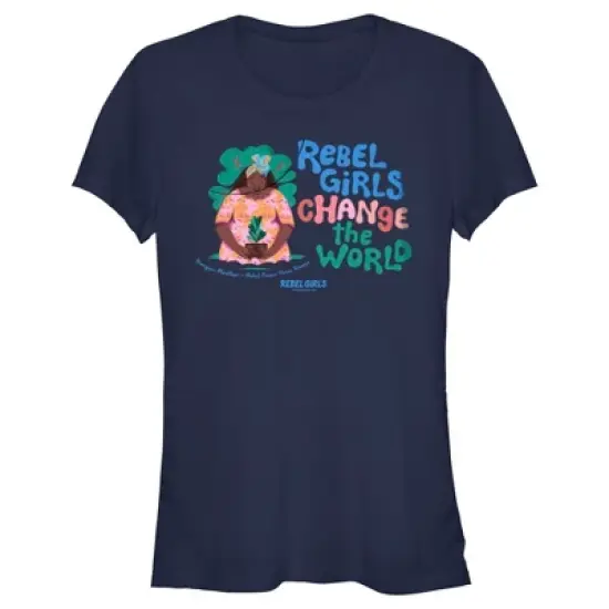 Junior's Rebel Girls Change the World Wangari Maathai T-Shirt image {3}