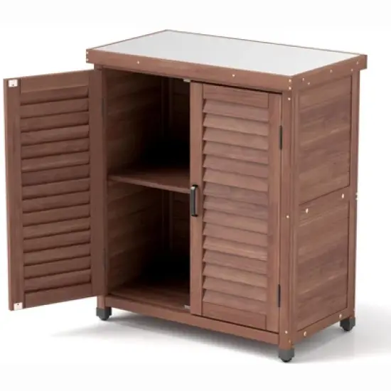 Garden Potting Bench with Storage image {5}