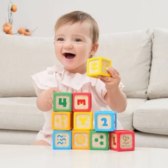 Hape My First Wooden Blocks Stacking Toy image {15}
