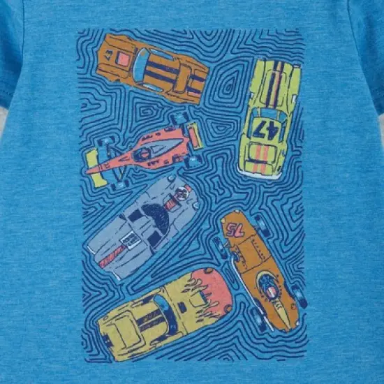Andy & Evan  Infant  Boys Racecar Long Sleeve Two-Fer Tee Set image {4}