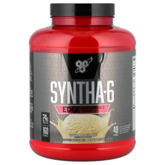 BSN Syntha-6&reg; Edge, Protein Powder Drink Mix, Vanilla Milkshake, 4.01 lb (1.82 kg) image {4}