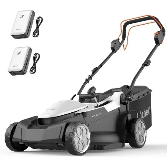 Litheli 18" 40V Battery Walk-Behind Self-Propelled Lawn Mower image {7}