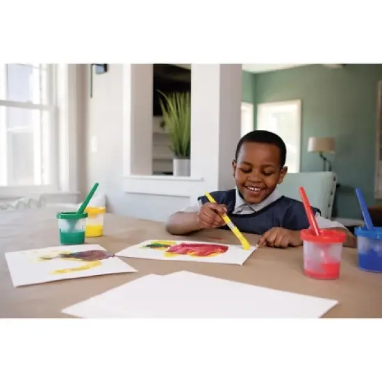 Creativity Street No-Spill Round Cups with Colored Lids, 10 Per Pack, 2 Packs image {3}