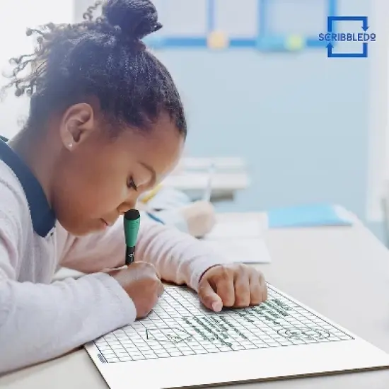 SCRIBBLEDO XY Graph 11&rdquo;x14&rdquo; Dry Erase Board 10-Pack image {4}