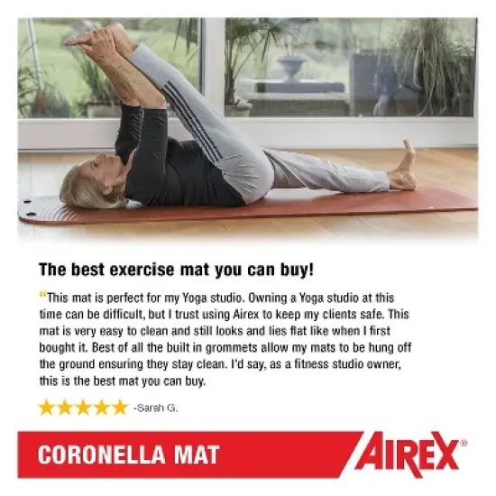 Airex Coronella Ultra Cushioned Closed Cell Foam Workout Fitness Mat image {3}