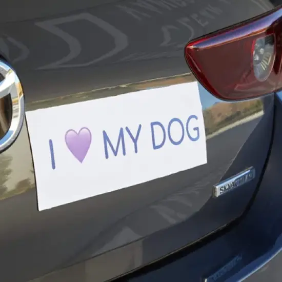 Bright Creations 12-Pack White Blank Magnetic Car Sign Label, Non-Adhesive Magnetic Sheets (12 x 4 in) image {2}