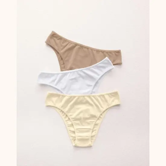 Leonisa  3-Pack Cotton Blend Bikini Panties - image {1}