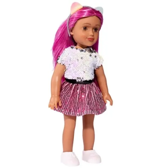 I'M A WOW Shiny Sequin Box for 14" Fashion Doll image {2}