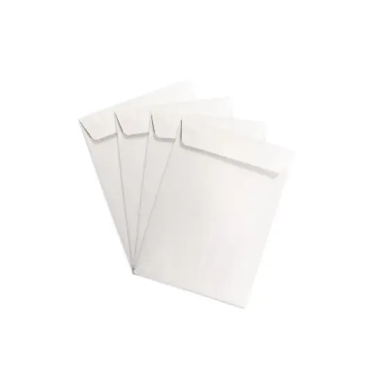 JAM Paper 7.5 x 10.5 Open End Catalog Envelopes White 4120A image {2}