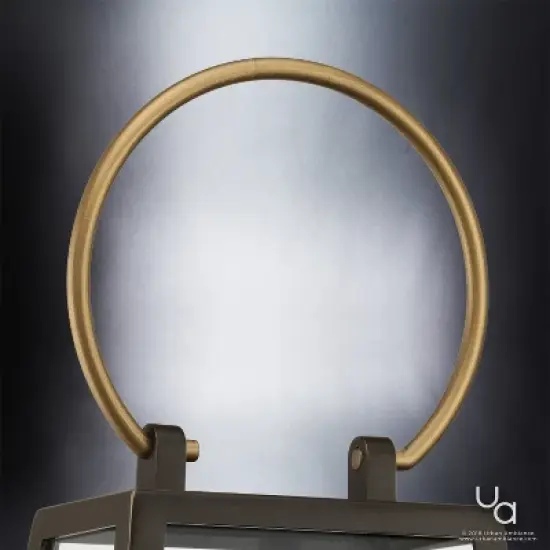 Urban Ambiance Luxury Modern Farmhouse Outdoor Post/Pier Light,  27"H x 11.25"W,  Olde Bronze Finish, UHP1004 image {4}