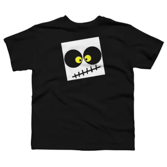 Boy's Design By Humans Square Skull By LonaMisa T-Shirt image {7}