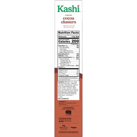 Kashi Organic Cocoa Clusters Breakfast Cereal - 17.2oz image {10}