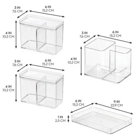 InterDesign Set of 3 Organizer Luci Collection image {1}
