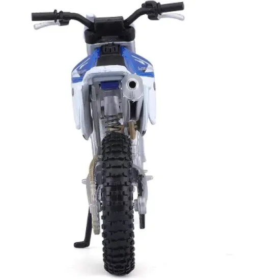 Yamaha YZ450F Blue and White 1/12 Diecast Motorcycle Model by Maisto image {4}