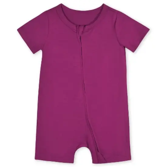 Gerber Buttery-Soft Snug Fit Short Sleeve Romper image {16}