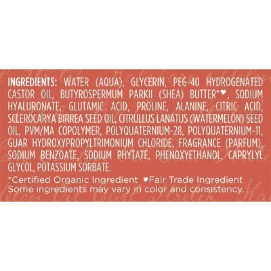 SheaMoisture Curl Stretch Refresher Spray Kalahari Melon Oil & Marula Oil Infused with Hyaluronic Serum for Type 4 Hair - 8 fl oz image {2}