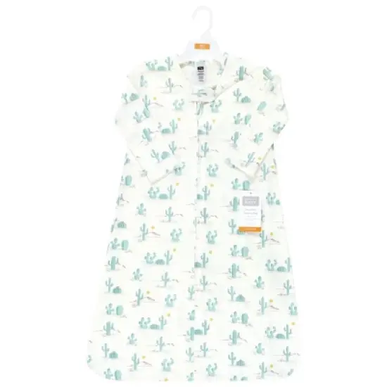 Hudson Baby Long Sleeve Cotton Jersey Sleeping Bag, Sack, Blanket, Desert Cactus image {1}