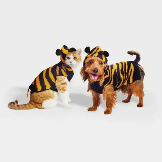 Tiger Halloween Cat and Dog Hoodie - Hyde & EEK! Boutique&trade; image {5}