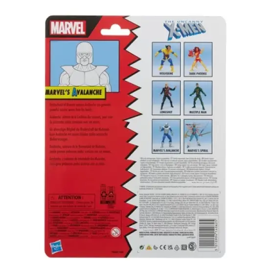 Marvel Legends Series The Uncanny X-Men Marvel's Avalanche Action Figure image {6}