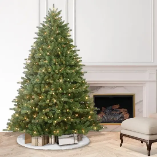 6.5ft Pre-lit Artificial Christmas Tree Davenport Fir image {6}