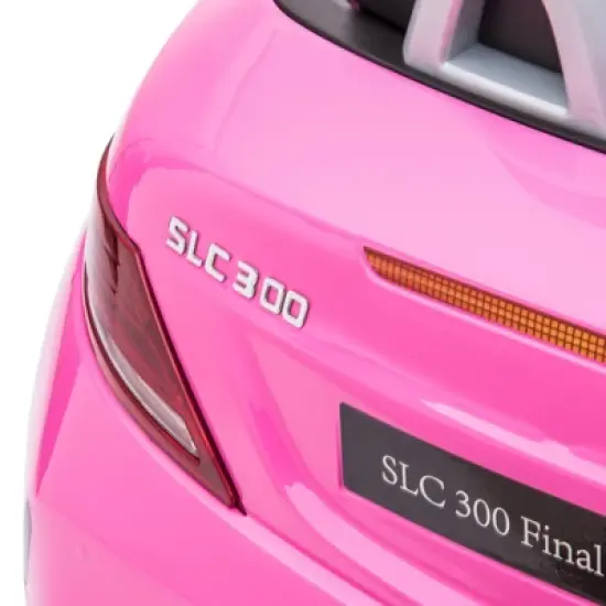 Aosom 12V Kids Electric Ride On Car with Parent Remote Control, Two Motors, 2 Speeds, Music, LED Lights, USB for 3-6 Years Old, Pink image {5}