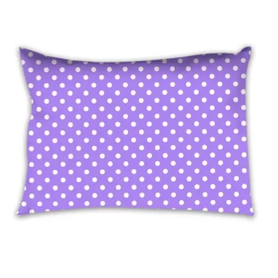 Bacati - Lilac Pin Dots 3 pc Toddler Bed Sheet Set image {5}