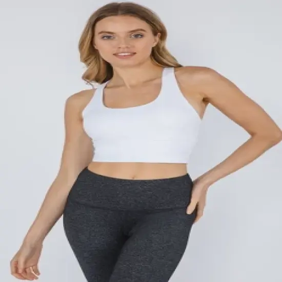 90 Degree By Reflex Womens Lux Racerback Longline Warrior Bra image {7}