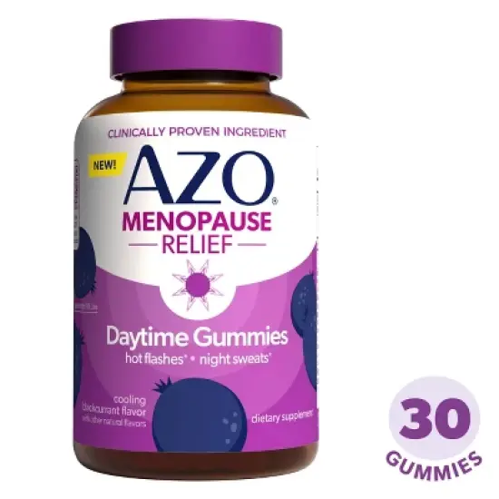 AZO Menopause Relief - Daytime Menopause Vegan Gummies - 30ct image {9}