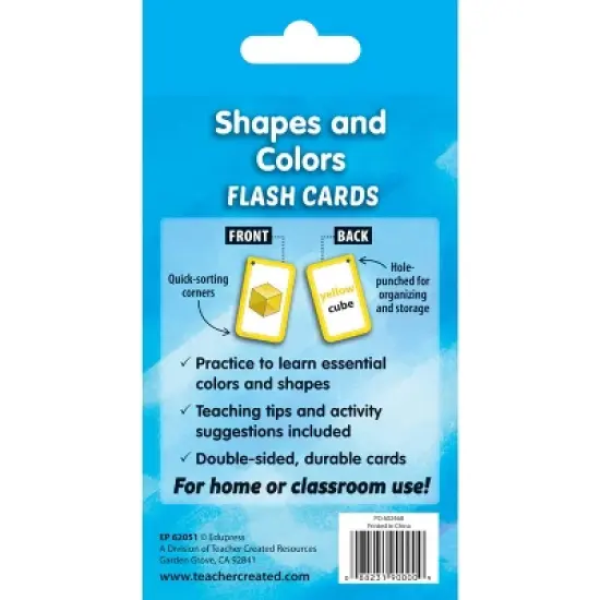 Edupress Shapes and Colors Flash Cards image {2}