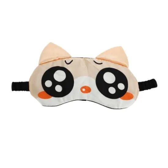 Unique Bargains Portable Elastic Strap Eye Mask Orange 1 Pc image {3}
