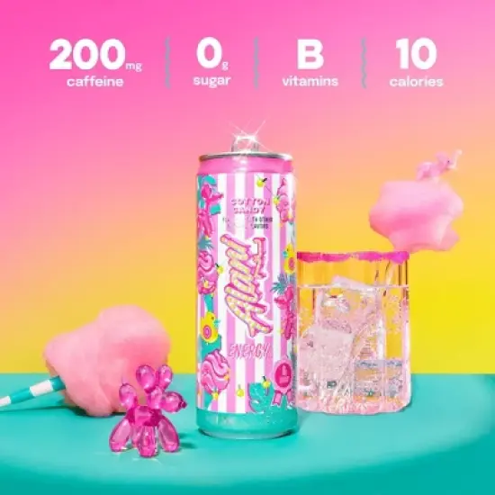 Alani Nu Cotton Candy Energy Drink - 12 fl oz Can image {4}