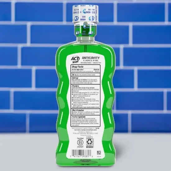 ACT Kids Wild Watermelon Anticavity Fluoride Rinse Mouthwash - 16.9 floz image {1}