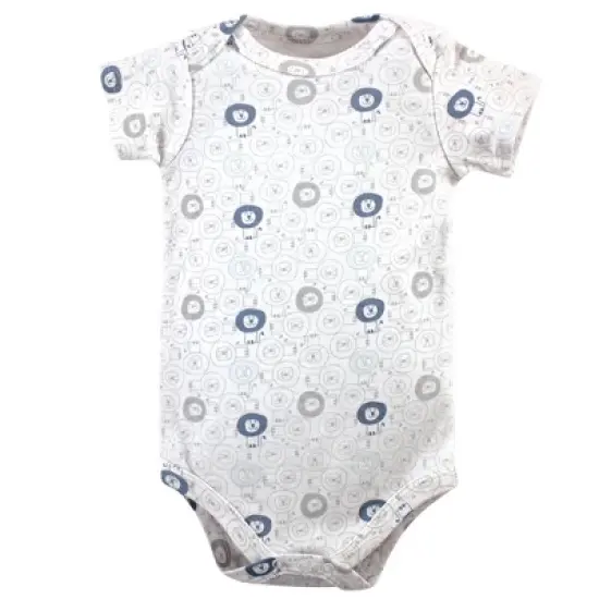 Hudson Baby Infant Boy Cotton Bodysuits 7pk, Safari image {2}