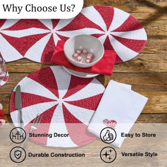 Split P Peppermint Candy Braided Runner 15"X34" image {4}