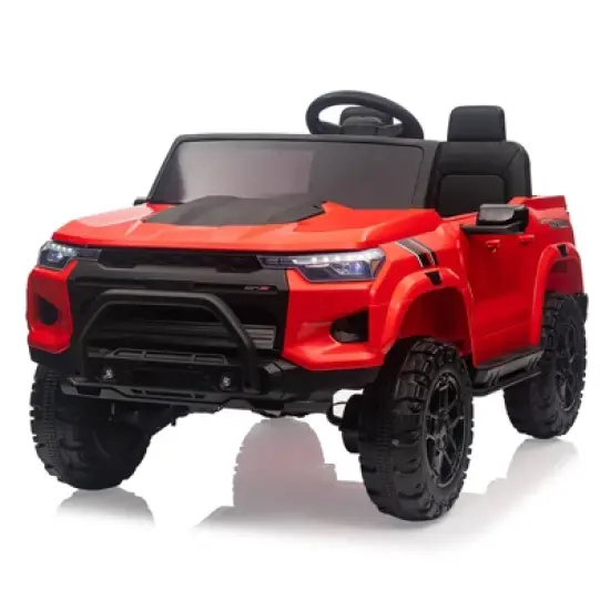 Ride On Truck for Kids, 24V 2 Seater, Battery Powered Vehicle Toddlers Ride On Car Toy with Trunk, Handle, Electric Car for Kids image {10}