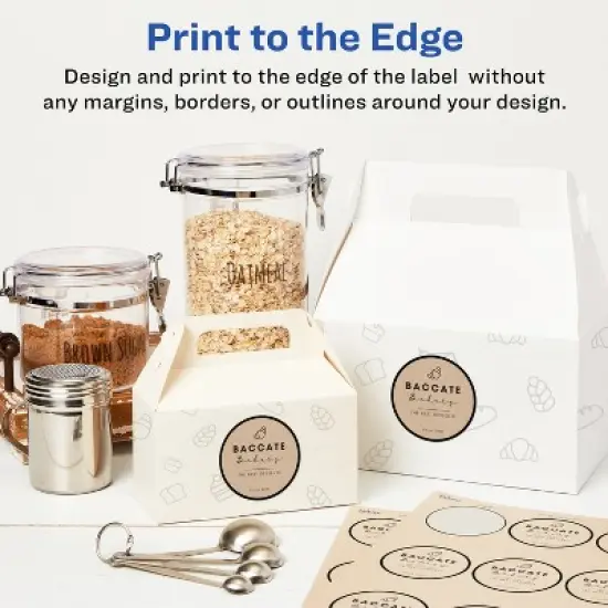 Avery Kraft Brown Round Labels, 2.5" Diameter, 2-Pack, 450ct (5639) image {4}