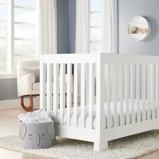 Cotton Fitted Crib Sheet - Elephants - Cloud Island&trade; image {1}