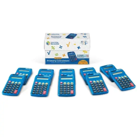 Learning Resources Primary Calculator, Set of 10, Ages 3+ image {4}