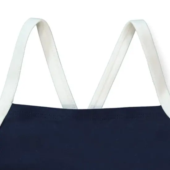 Hope & Henry Girls' One-Piece Swimsuit with Rosette, Toddler image {2}