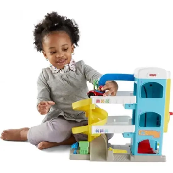 Fisher-Price Little People Helpful Neighbors Wheelie Garage image {1}