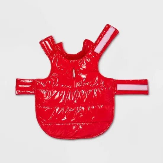 Dog and Cat Puffer - Red - Wondershop&trade; image {1}