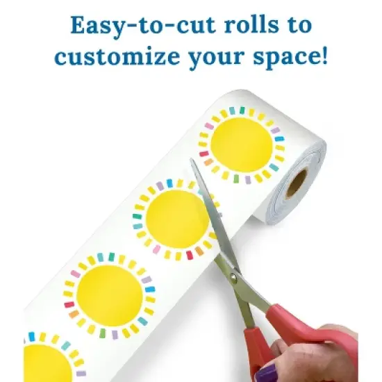 Carson Dellosa Education 65' Sunshine Rolled Straight Bulletin Board Borders (1 roll) image {3}