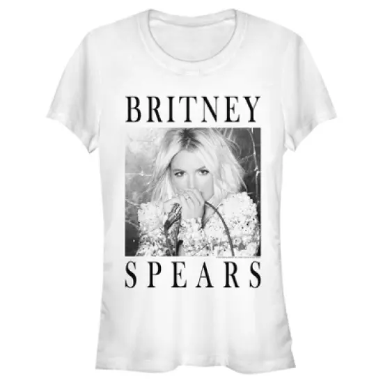 Junior's Britney Spears Classic Star Frame T-Shirt image {3}