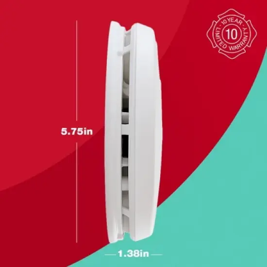 First Alert PRC710V Slim Smoke & Carbon Monoxide Detector with Voice Location and Photoelectric Sensor image {4}