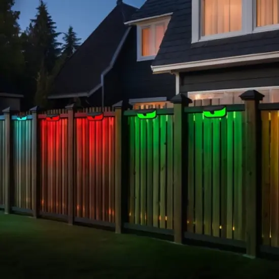 Westinghouse 1200 Lumen Solar LED Motion Activated Color Changing Wall Lights with Remote &ndash; 2-Pack image {4}