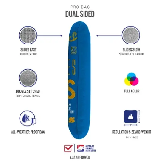 Gameday Los Angeles Football Blue Synergy Pro Cornhole Bags (Set of 4) image {2}