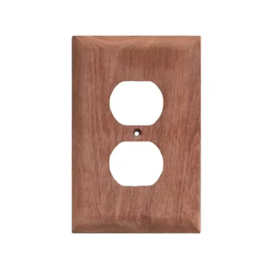 Whitecap Teak Dual Outlet Cover Boat Equipment 12138064. image {2}