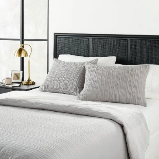 Solid Texture Matelass&eacute; Pillow Sham - Hearth & Hand&trade; with Magnolia image {1}